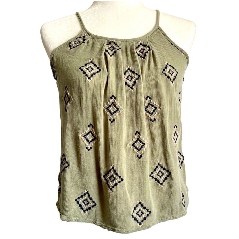 5/$25 Francesca's Patterned Halter Top